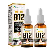KIT 2 Metilcobalamina B12 Sublingual 20ml Flora Nativa