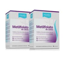 Kit 2 Metilfolato de Cálcio Vitamina B6 E B12 30 Cápsulas Equaliv Kit 2 Metilfolato de Cálcio Vitamina B6 E B12 30 Cápsulas Equaliv