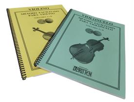 Kit 2 Métodos Violino e Violoncelo Nadilson e Nelson M Gama