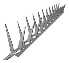 Kit 2 metros lança muro mandíbula dupla para muro segurança perimetral aço reforçado Kit 2 metros lança muro mandíbula dupla para muro segurança perimetral aço reforçado
