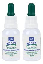 Kit 2 Micotin 30ml Conta Gotas - Reparador Para Unhas Com Fungos