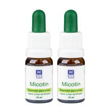 Kit 2 Micotins 10ml Conta Gotas - Reparador Para Unhas