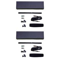 Kit 2 Microfone Shotgun Metal Preto MSG36 Soundvoice