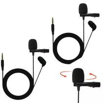 Kit 2 Microfones de Lapela JBL CSLM20 P2 - Preto