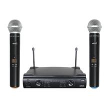 Kit 2 microfones de mão sem fio uhf302