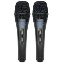Kit 2 Microfones Dinâmicos Le Son Ls-300 - Com Fio