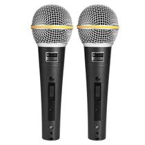 Kit 2 Microfones Kadosh K58P Vocal com Fio