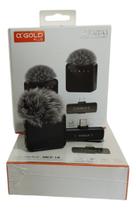 Kit 2 Microfones Lapela Sem Fio Tipo C Profissional