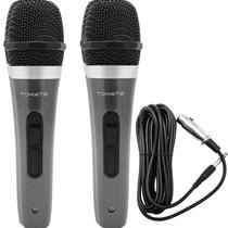 Kit 2 Microfones Profissionais Igreja Bar Alta Fidelidade Versatilidade Gravações e Apresentações