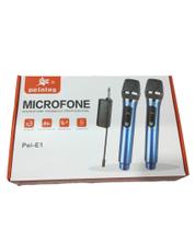 Kit 2 Microfones Sem fio Profissional Peining Pei-E1