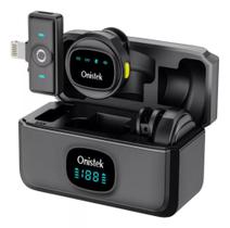 Kit 2 Microfones Wireless magnético resistente a água lapela MC 827 IOS