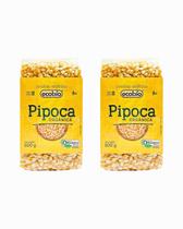 KIT - 2 Milho De Pipoca Orgânico Alto Vácuo Ecobio 500g Cada