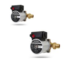 Kit 2 Mini Bombas Komeco Tp20 Circuladoras de Água Quente Fria Bronze 127V