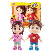 Kit 2 Mini Bonecos Maria Clara e JP Youtuber 12cm - Baby Brink Presente Infantil original