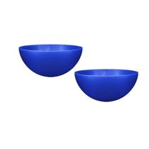 Kit 2 Mini Bowl Azul 240Ml Plástico Premium Kit 2 Mini Bowl Azul 240Ml Plástico Premium