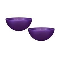 Kit 2 Mini Bowl Lilás 240Ml Plástico Premium Kit 2 Mini Bowl Lilás 240Ml Plástico Premium