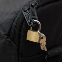 Kit 2 Mini Cadeados De Latão Antifuto Para Janela Mala Armarios 20mm Com 2 Chaves