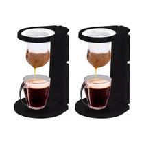Kit 2 Mini Cafeteira Coador De Pano Café Individual Passador Kit 2 Mini Cafeteira Coador De Pano Café Individual Passador