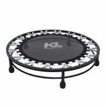 Kit 2 Mini Cama Elástica Jump Profissional 150 Kg e Dvd - KL Master Fitness