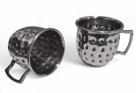 Kit 2 Mini Canecas Moscow Mule Martelada Shot Premium 60ml Kit 2 Mini Canecas Moscow Mule Martelada Shot Premium 60ml