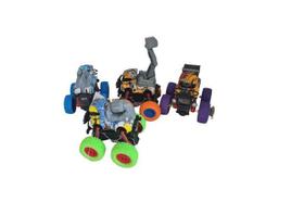 Kit 2 Mini Carrinho Monster Truck De Fricção 4X4 360º Brinquedo