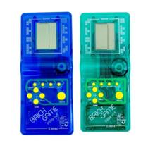 KIT 2 Mini Game Brinquedo Portátil 9999 Jogos Tetris