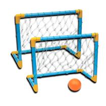 Kit 2 Mini Golzinho Brinquedo Infantil Divertido Rede + Bola Kit 2 Mini Golzinho Brinquedo Infantil Divertido Rede + Bola