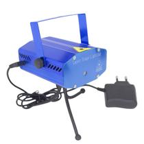 Kit 2 mini laser projetor holográfico stage lighting azul jdb-08