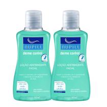 Kit 2 Mini Loção Adstringente Facial Nupill Aloe Vera Derme Control 60ml Kit 2 Mini Loção Adstringente Facial Nupill Aloe Vera Derme Control 60ml