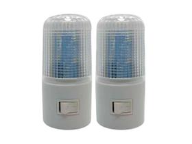 Kit 2 Mini Luminária de Tomada Abajur de LED Iluminação Noturna Ambiente Universal Bivolt