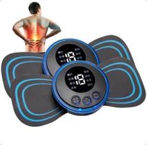 Kit 2 Mini Massageador Elétrico Portátil Cervical Ems Kit 2 Mini Massageador Elétrico Portátil Cervical Ems