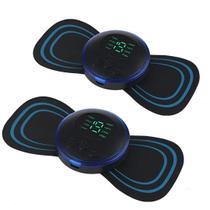 Kit 2 Mini Massageador Elétrico Portátil Cervical EMS Varilex Alivia Dores Corpo Pescoço Kit 2 Mini Massageador Elétrico Portátil Cervical EMS Varilex Alivia Dores Corpo Pescoço