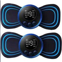 Kit 2 Mini Massageador Elétrico Portátil Cervical Varilex Alivia Dores Corpo Pescoço