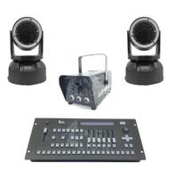 Kit 2 Mini Moving Beam + Máquina De Fumaça 600W + Mesa Pilot Kit 2 Mini Moving Beam + Máquina De Fumaça 600W + Mesa Pilot