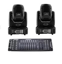 Kit 2 mini moving led spot sog 100w 102a +mesa dmx 512