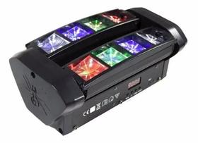 Kit 2 Mini Moving Spider Beam 8X5W Rgbw Dmx Bx-303 - One Light Kit 2 Mini Moving Spider Beam 8X5W Rgbw Dmx Bx-303 - One Light