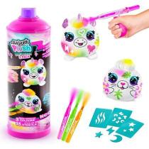 Kit 2 Mini Pelúcias Neon Surpresa Airbrush Fun Divirtase F01660