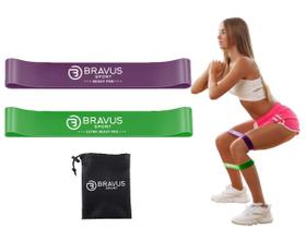 Kit 2 Mini Power Bands Heavy Pro e Extra Heavy Pro - Roxo