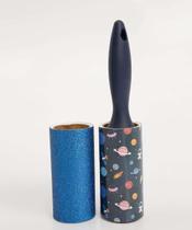 Kit 2 Mini Rolos Tira Pelos Astronauta Glitter Marisa-04868