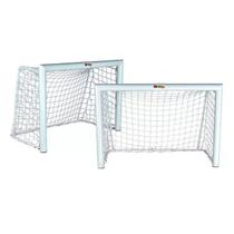 Kit 2 Mini Trave Profissional Goool90 Plus Com Encaixe Fácil Esporte - Tam. (90x60x40) 4,2kg - Ref 743