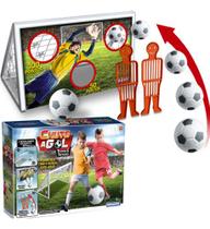 Kit 2 Mini Traves Infantil Golzinho Futebol C/ Bola Barreira