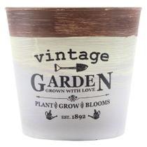 Kit 2 Mini Vasos De Planta Cachepot Estampados Decorados 12,5cm Kit 2 Mini Vasos De Planta Cachepot Estampados Decorados 12,5cm