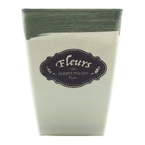 Kit 2 Mini Vasos De Planta Cachepot Estampados Decorados 16cm