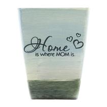 Kit 2 Mini Vasos De Planta Cachepot Estampados Decorados 16cm