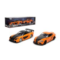 Kit 2 Miniaturas Mazda RX-7 e Toyota GR Supra - Han - Velozes e Furiosos - Jada Toys - 1:32