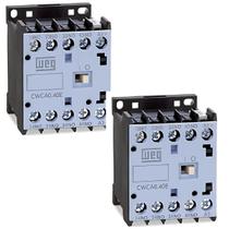 Kit 2 Minicontator Weg 10a 3 NA + 1 NF CWCA0-31-00V26