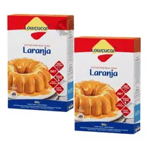 Kit 2 Mistura Bolo Laranja Diet Zero Lactose Lowçucar 150g