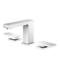 Kit 2 Misturador Para Lavatório De Mesa New Edge Bica Baixa Cromada Docol