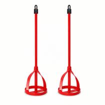 Kit 2 Misturadores Argamassa Reboco Contrapiso Aço Carbono Haste Maciça Furadeira 80 100mm Obra Civil - Kit 2 Misturadores Argamassa Reboco Contrapiso Aço Carbono Haste Maciça Furadeira 80 100mm Obra Civil -