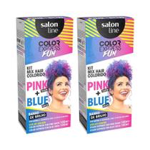 Kit 2 Mix Hair Color Express Fun Salon Line